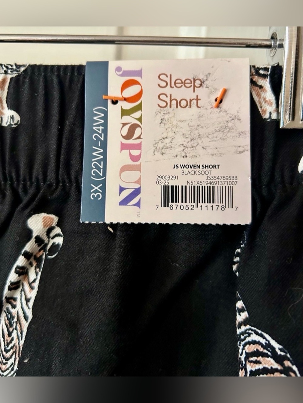 Women Terra & Sky Shirt w Sleep/Lounge Shorts 3X - Picture 4 of 5